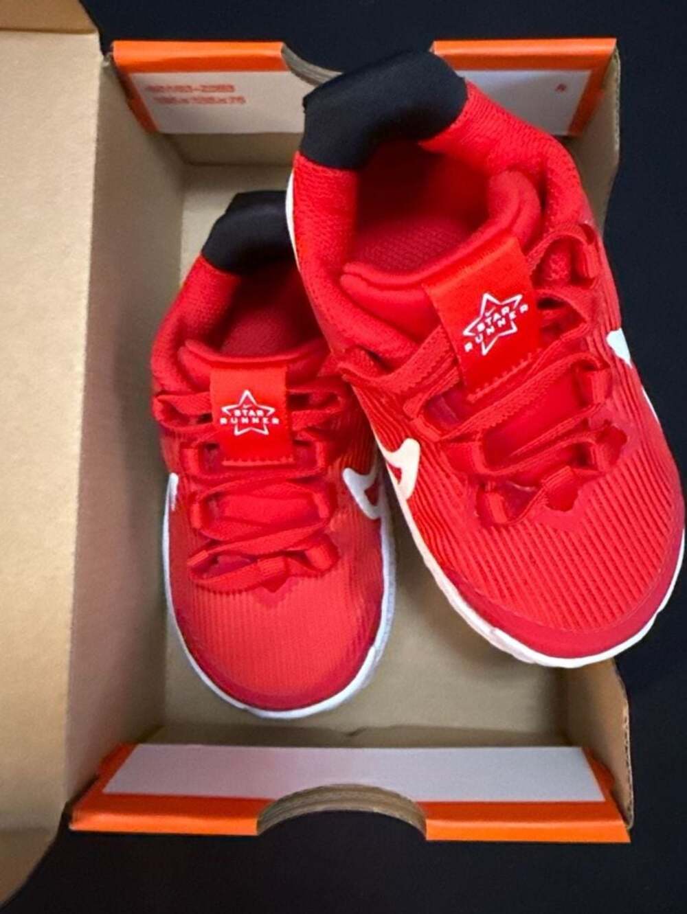 Nike Star Runner Toddler Running Shoes University Red DX7616-600 Size 6C